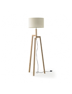 Lámpara de pie F-728 madera 2