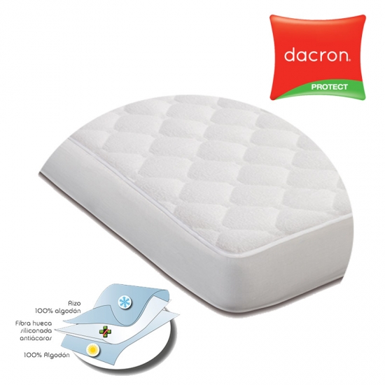 Cubrecolchón Acolchado Antiácaros